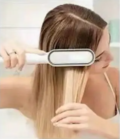 Portable Hair Straightening & Curling Brush